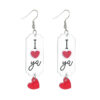 oly-c97c32eefc88b91d938bcc7dab287760 Wholesale Valentine's Day earrings series English letters acrylic I love you love earrings
