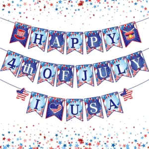 Wholesale 4th Of July Happy Independence Day Decorations American National Day Scene Flag Hanging Decorations Holiday Party Supplies