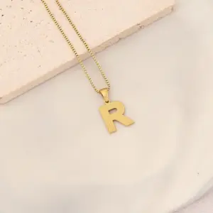 XL-1033-4【Box Chain】26 Letters / R