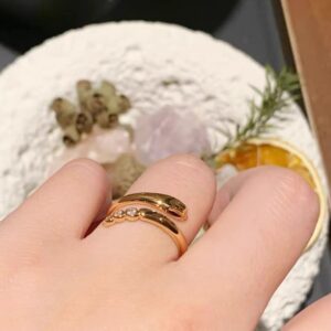 S132-champagne gold (ring) / Adjustable Opening