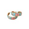 oly-c9d3204cb7ecd341d4089f83bf51d34a Wholesale exquisite retro trendy circle ear buckle micro-inlaid color all-match design flower women's earrings