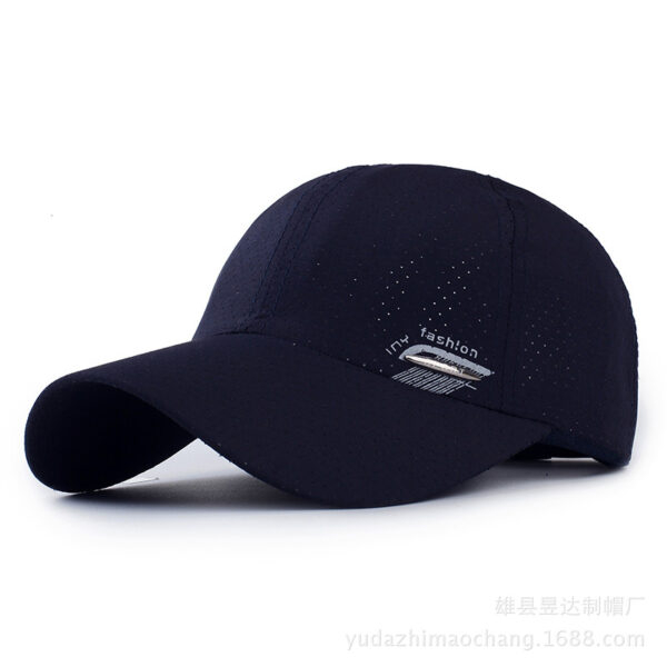 Wholesale Korean version of spring and summer baseball cap outdoor simple sun hat thin material quick-drying cap mesh breathable men's cap
