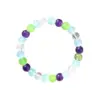 Wholesale Simple Style Unisex Beaded Bracelet Featuring Natural Stone And February Birthstone Amethyst Gem