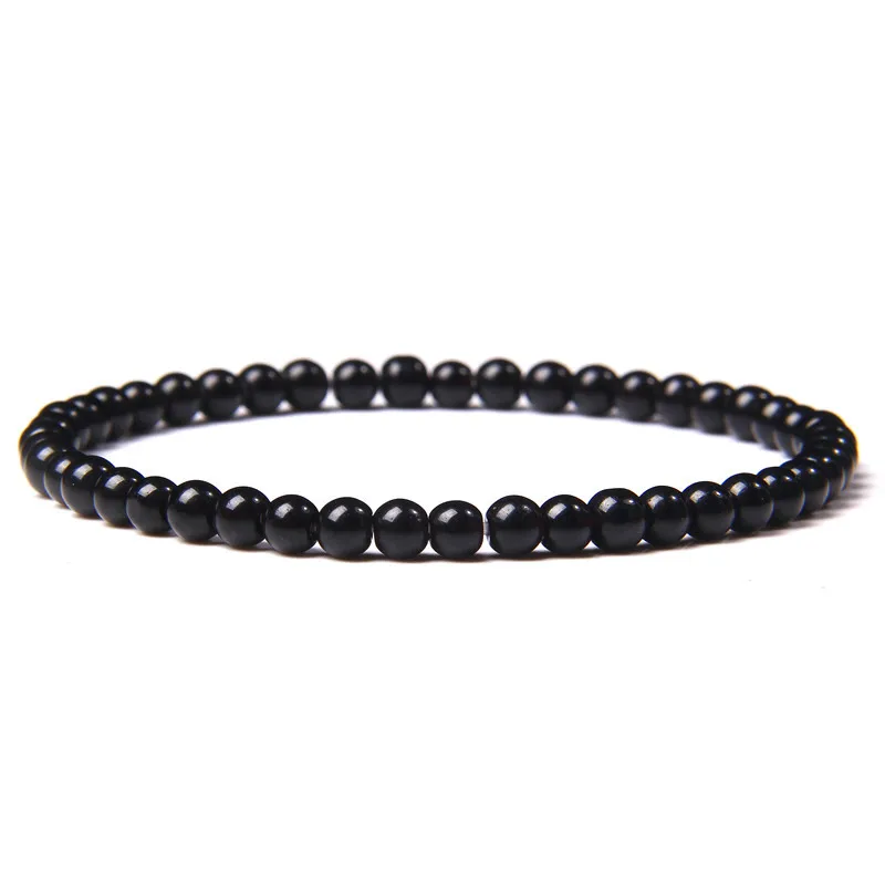 Wholesale Casual Retro Geometric Natural Stone Agate Bracelets In Bulk -