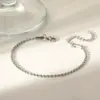 oly-ca74ba06869c248a929cd088ce1b4e05 Wholesale 18K Gold Plated 316 Stainless Steel Vacuum Electroplating (In Furnace) Chain Gold Steel Color Unisex Bracelet/Necklace 0.03µm