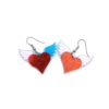 Wholesale supply Valentine's Day jewelry colorful angel wings red love earrings acrylic earrings