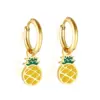 Wholesale 1 Pair Simple Style Classic Style Daisy Plating 304 Stainless Steel Drop Earrings