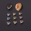 Wholesale Ear Cartilage Rings & Studs Lady Butterfly Copper Plating
