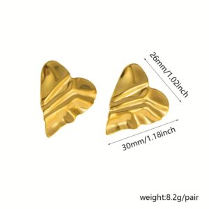 Golden heart shape