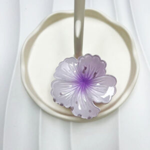 Purple heart on white background