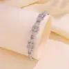 Wholesale Geometric Electroplated Copper Bangle For Women With Zircon Inlay And Water Plating Gold Process