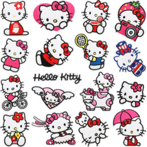 Wholesale Xiao Tian Anime Kitten Embroidered Cloth Sticker Children's Wear Patch Sticker Cat Bag Dress Up Computer Embroidered Label Ironing