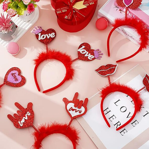 oly-cb446b0c9110770032168179c46a4e41 Wholesale Headband Valentine's Day Headband Bachelorette Party Dress up Headband Hairband Wedding Prom Decoration Photo Props