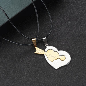 NST-0096 an arrow through the heart of gold and white