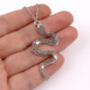 Wholesale Popular Jewelry Snake-Shaped Element Necklace Personalized Fashion Retro Snake Pendant Sweater Chain for Women