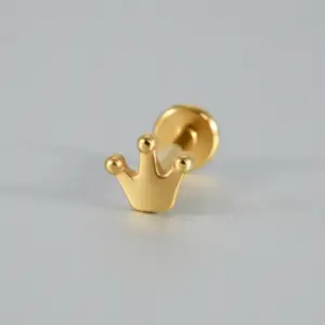 Crown-Gold / Rod Thickness * Rod Length 1.2x8mm