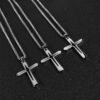 oly-cb5d4280dd1801595d4053ec3b816037 Wholesale Titanium Steel Cross Necklace Stainless Steel Sweater Chain Women's Non-Fading Light Luxury High-End Simple Jewelry Accessories