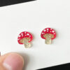 Wholesale Resurrection Acrylic Shiny Rabbit Earrings Mushroom Cute Fun Fashion Easter Egg Earrings