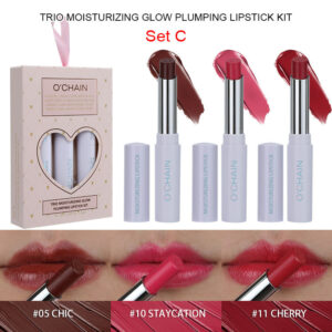 3 Pack Moisturizing Lipstick SET-C