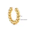 Wholesale 1 Pair Ig Style French Style Simple Style Leaves Twist Plating Inlay Copper Zircon 18k Gold Plated Ear Cuffs