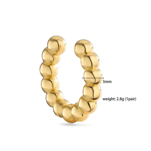 Wholesale 1 Pair Ig Style French Style Simple Style Leaves Twist Plating Inlay Copper Zircon 18k Gold Plated Ear Cuffs