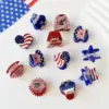 Wholesale American Flag Hair Claws For Women In Acrylic, Perfect Hairpin Accessory For Independence Day And Spring