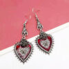 oly-cbd6534c765a777ed2b915d97962aeda Wholesale jewelry dark gothic punk wind field rose heart-shaped Blood Devil eye drop oil bat earrings