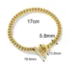 Wholesale Handmade Geometric Bracelets For Women In Copper With 18K Real Gold Electroplated And Rhinestone Inlay