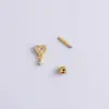 oly-cbe26e3fcc2edb6f11bbef4c45d8d84e Wholesale 1 Piece 316L Stainless Steel Copper Zircon Ear Cartilage Rings & Studs Heart Shape Waterproof Non Tarnish Surgical Steel Women'S
