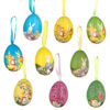 Wholesale Easter Foam Colored Paper Egg Hanging Egg Shell Party Decoration DIY Children's Handmade Educational Arrangement Toy