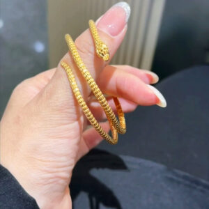 Wholesale Year of the Snake New Arundum Bracelet Ancient Fa Ling Snake Bracelet Zodiac Bracelet Light Luxury High Sense Design Sense Live