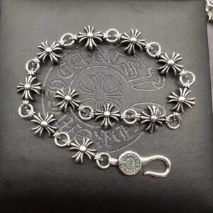Small cross flower bracelet