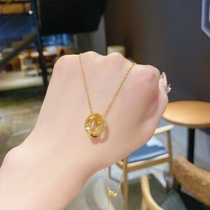 X030 titanium steel real gold color preservation