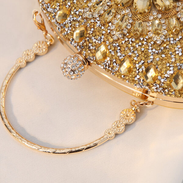 oly-cc93a0a22d2d79709c28c3b0a6607edd Wholesale Clutch Alloy Flower Diamond Inlaid Diamond Evening Bag Socialite Dress Banquet Handbag Women