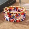 Wholesale New American Independence Day Bracelet USA Flag USA Election Holiday Party Commemorates Patriotism Bracelet - Nihaojewelry
