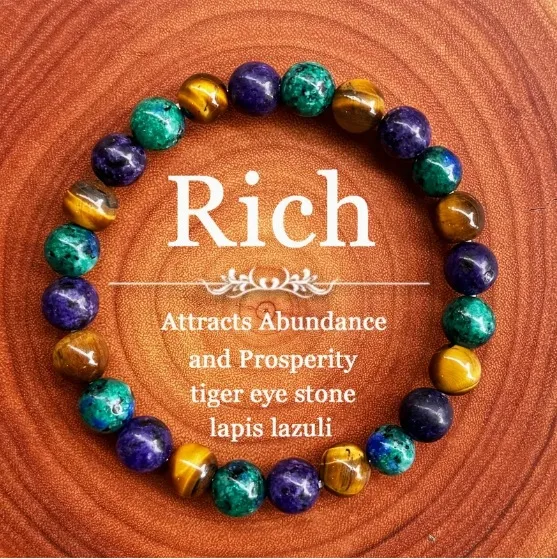 Wholesale Explosive Bracelet Tiger Eye Lapis Lazuite Amethyst Bracelet Fortune Ins Series Natural Stone Jewelry