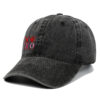Wholesale  Valentine's Day Gift Letter Embroidery Outdoor Washed Baseball Cap Personalized Tide Brand Baseball