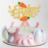 oly-ccc490ef32d63c17cce2ce2637ea872a Wholesale Easter birthday cake card holder dessert decoration carrot cake decoration birthday gift plug-in