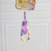 oly-cccd4c93f380a03313c97e99ebe82202 Wholesale Fresh Style Bow Love Bead Pendant ins Colorful Beaded Wrist Chain Car Keychain Accessories Women
