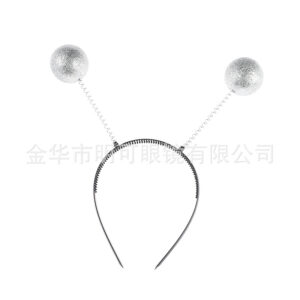 Silver Frame Alien Hair Hoop / All yards