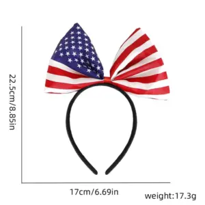 Flag Bow Knot / Fan Headband