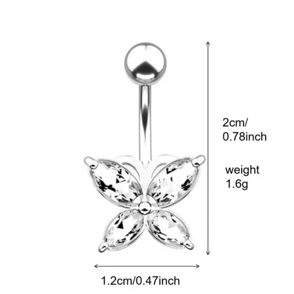 Wholesale Human Body Piercing Jewelry Navel Nail Selling Navel Ring Classic Navel Buckle Wholesale Manufacturers Navel Nail