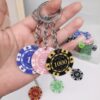Wholesale All-in-one chip keychain chip pendant key chain anti-fraud bag Car pendant without function