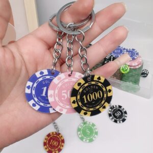 Wholesale All-in-one chip keychain chip pendant key chain anti-fraud bag Car pendant without function