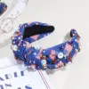 Wholesale American Flag Jewelry Headband For Women In Cloth Material With Rhinestones, Stylish Commute Accessory For Independence Day