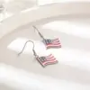Wholesale Handmade Classic Style National Flag Ear Hook For Women In 316 Stainless Steel