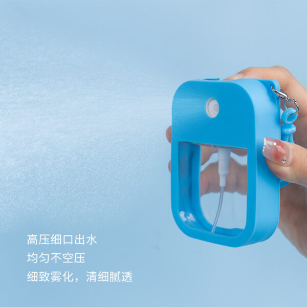 Wholesale Ready Stock Card Silicone Cover Apple Spray Bottle Alcohol Perfume Bottle Set Travel Refill Bottle Factory
