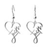 oly-cd83aa9049b26c5907d4691a4fe88074 Wholesale Stainless Steel Letter Ear Hook Grace Earrings Jewelry Manufacturer