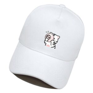 White baseball cap 2 / The head circumference is suitable (about 58cm)