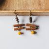 oly-cddbd8de4f72b52969ead8fd1081922c Wholesale Style Handmade Jewelry, Grass-Dyed Earrings, Persimmon-Dyed Niche Design, Ethnic Style, Style Style